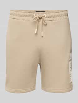 alpha industries Sweatshorts met elastische band en tunnelkoord
