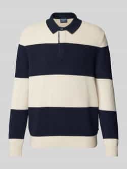 OLYMP Level Five Gebreide pullover met polokraag model 'Rugby'
