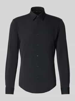 Boss Slim fit zakelijk overhemd met kentkraag model 'ROAN'