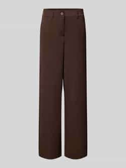 Soyaconcept Wide leg stoffen broek met paspelzak model 'DANIELA'