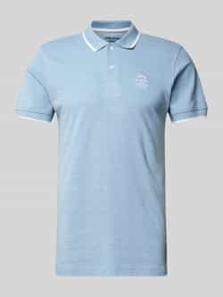 Blend Regular fit poloshirt met ribboorden model 'NATE'