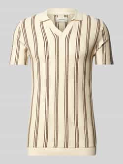 Blend Slim fit poloshirt met ribboorden model 'BHAMOS'