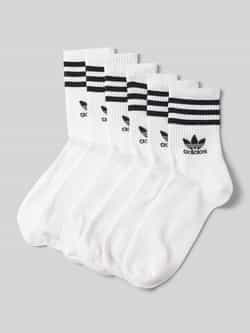 Adidas Originals Sokken met labeltypische strepen in een set van 6 paar