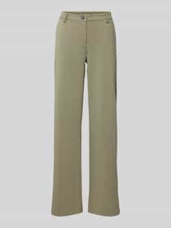 FREE QUENT Regular fit stoffen broek met strookzakken aan de achterkant model 'Nanni'