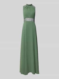 Vera Mont Rugloze Kant Avondjurk Green Dames
