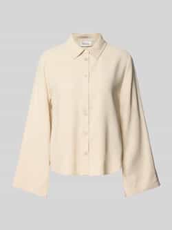 My Essential Wardrobe Regular fit blouse met doorknoopsluiting model 'Cadiz'