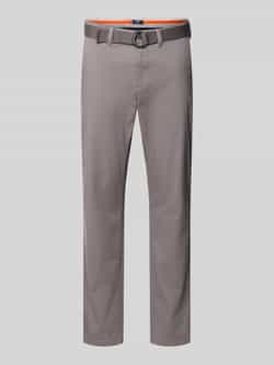 MCNEAL Slim fit chino met riem