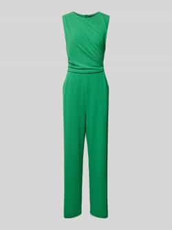 Swing Jersey Cr pe Jumpsuit met Draping Green Dames