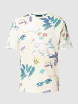 Scotch & Soda T-shirt met all-over print