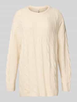 Only Regular fit gebreide pullover met structuurmotief model 'JEANETTE'