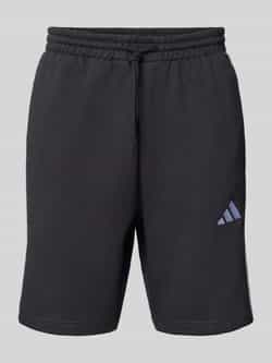 ADIDAS SPORTSWEAR Regular fit sweatshorts met labelstitching