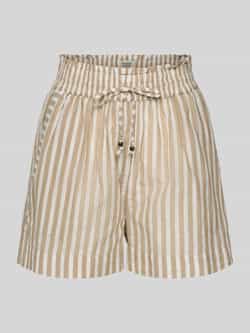 Scotch & Soda Relaxed fit korte broek met smokdetails