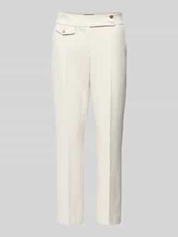 SEDUCTIVE Slim fit stoffen broek met persplooien model 'INEZ'