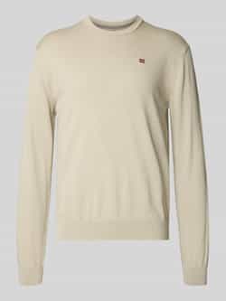 Napapijri Regular fit shirt met lange mouwen en logostitching model 'Droz'