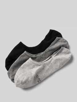 CK Calvin Klein Sokken met logostitching in een set van 3 paar model 'Footie'