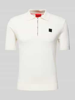 HUGO Regular fit poloshirt met labelpatch model 'Sayfong'