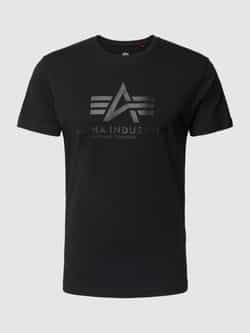 Alpha Industries T-shirt Men T-Shirts Basic T Carbon