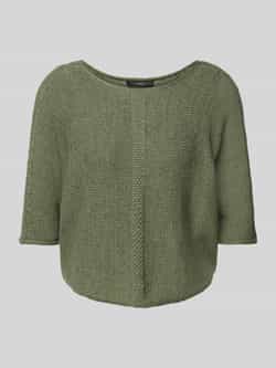 Oui Gebreide pullover met 1 2-mouwen
