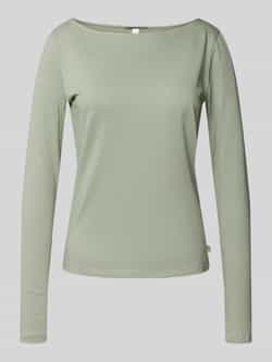 QS Shirt met lange mouwen met boothals