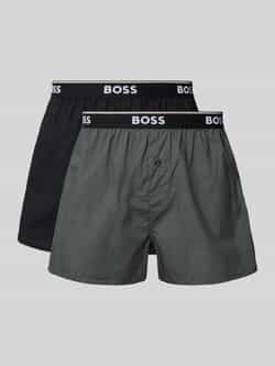 Boss Regular fit boxershort van puur katoen in een set van 2 stuks