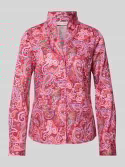 Christian Berg Woman Overhemdblouse met opstaande kraag