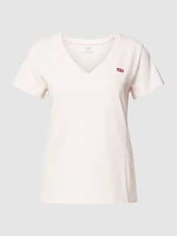 Levi's Shirt met V-hals Perfect Tee met klein batwing-logo