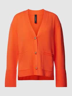 Marc Cain Gebreid jack met labeldetail