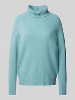 FYNCH-HATTON Merinowol Coltrui Sweater Blue Dames