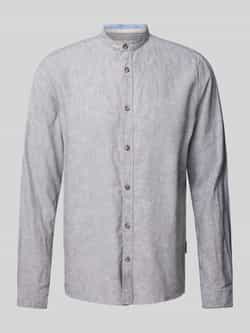 Tom Tailor Overhemd met lange mouwen met blauw detail aan de kraag
