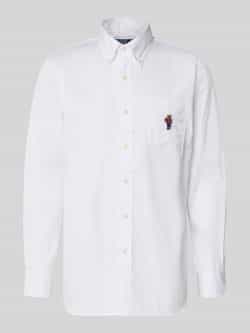 Polo Ralph Lauren Custom fit zakelijk overhemd met knoopsluiting