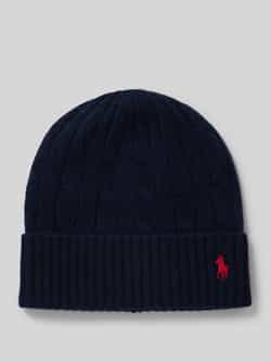 Polo Ralph Lauren Wollen muts met labelstitching