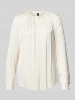 Boss Slim fit blouse met plooien model 'Banorah'