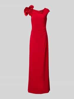 Vera Mont Elegante Avondjurk met Volant-Plooien Red Dames