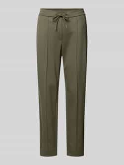 S.Oliver RED LABEL Relaxed fit joggingbroek in twill-look met vaste persplooien