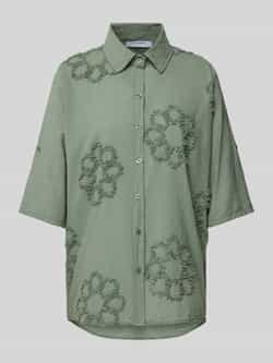 ZABAIONE Overhemdblouse met motiefstitching model 'Mi44ra'