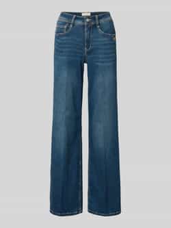 Gang Wide fit jeans met labelpatch model 'AMELIE WIDE'