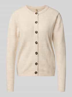 Soyaconcept Gebreid jack met ronde hals model 'ORLEAN'