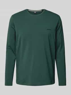 Boss Shirt met lange mouwen en labelstitching model 'Mix&Match'