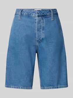 Calvin Klein Jeans Korte straight leg jeans met riemlussen model '90'