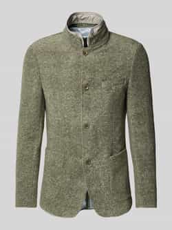Roy Robson Slim fit colbert met opstaande kraag en borstzak