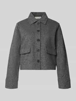 Marc O'Polo Regular fit korte blazer van katoenmix