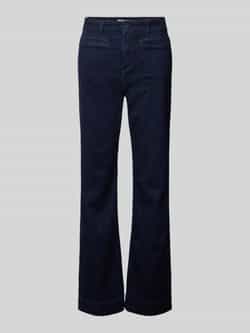 Christian Berg Woman Wide leg jeans met steek- en achterzakken