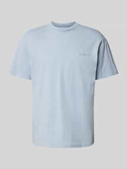 Carhartt Work In Progress T-shirt met labelstitching model 'DUSTER'