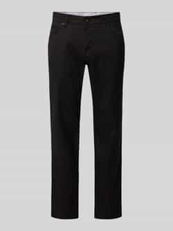 BRAX Regular fit linnen broek in 5-pocketmodel model 'CADIZ'