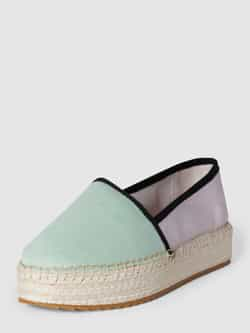 TOMMY JEANS Espadrilles FLATFORM ESPADRILLE met paspelering