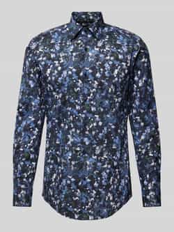Boss Slim fit zakelijk overhemd met kentkraag model 'Hank'