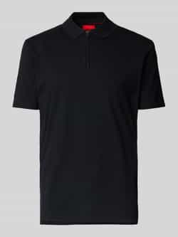 HUGO Regular fit poloshirt met labelpatch model 'Dekok'