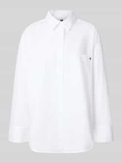 Tommy Hilfiger Oversized overhemdblouse van puur katoen