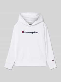 Champion Hoodie met labelstitching
