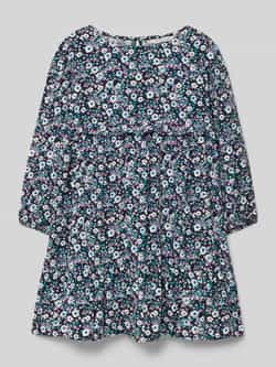 Tom Tailor Getailleerde vrijetijdsjurk met all-over print en volants